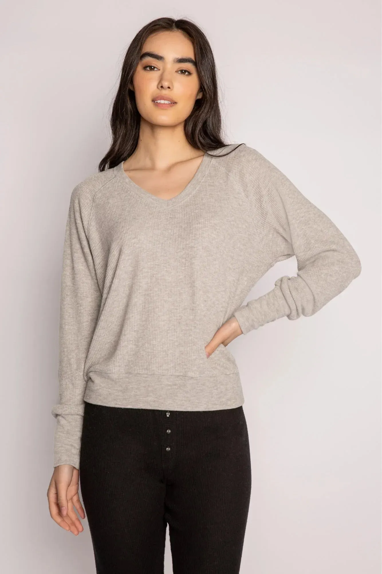 Textured Essentials Long Sleeve Top sold by Hills Dry Goods product image thumbnail 4