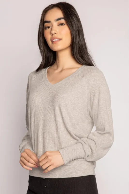 Textured Essentials Long Sleeve Top sold by Hills Dry Goods