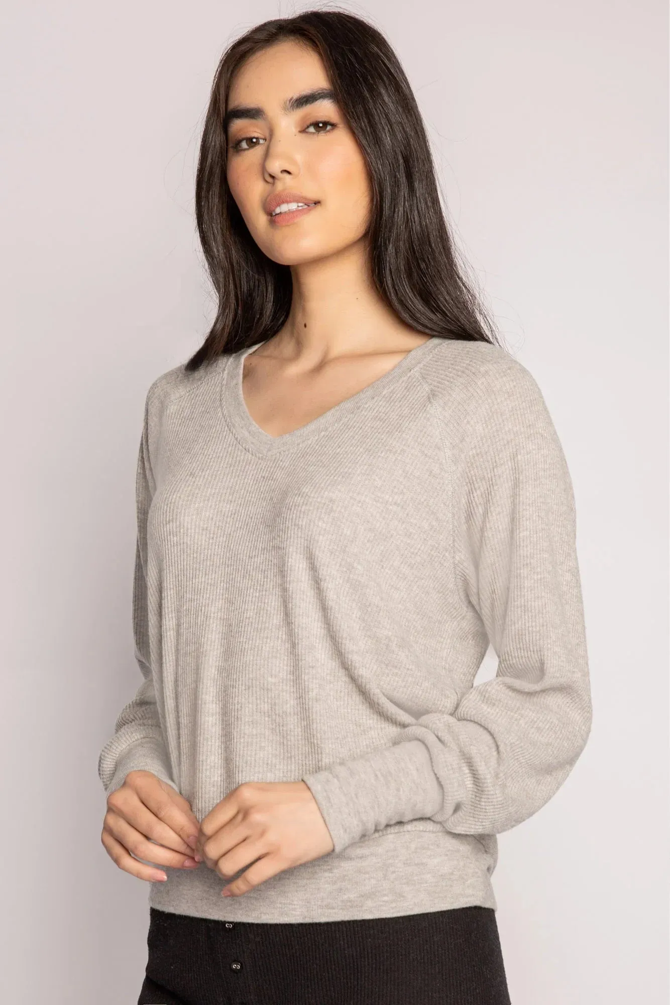 Textured Essentials Long Sleeve Top sold by Hills Dry Goods