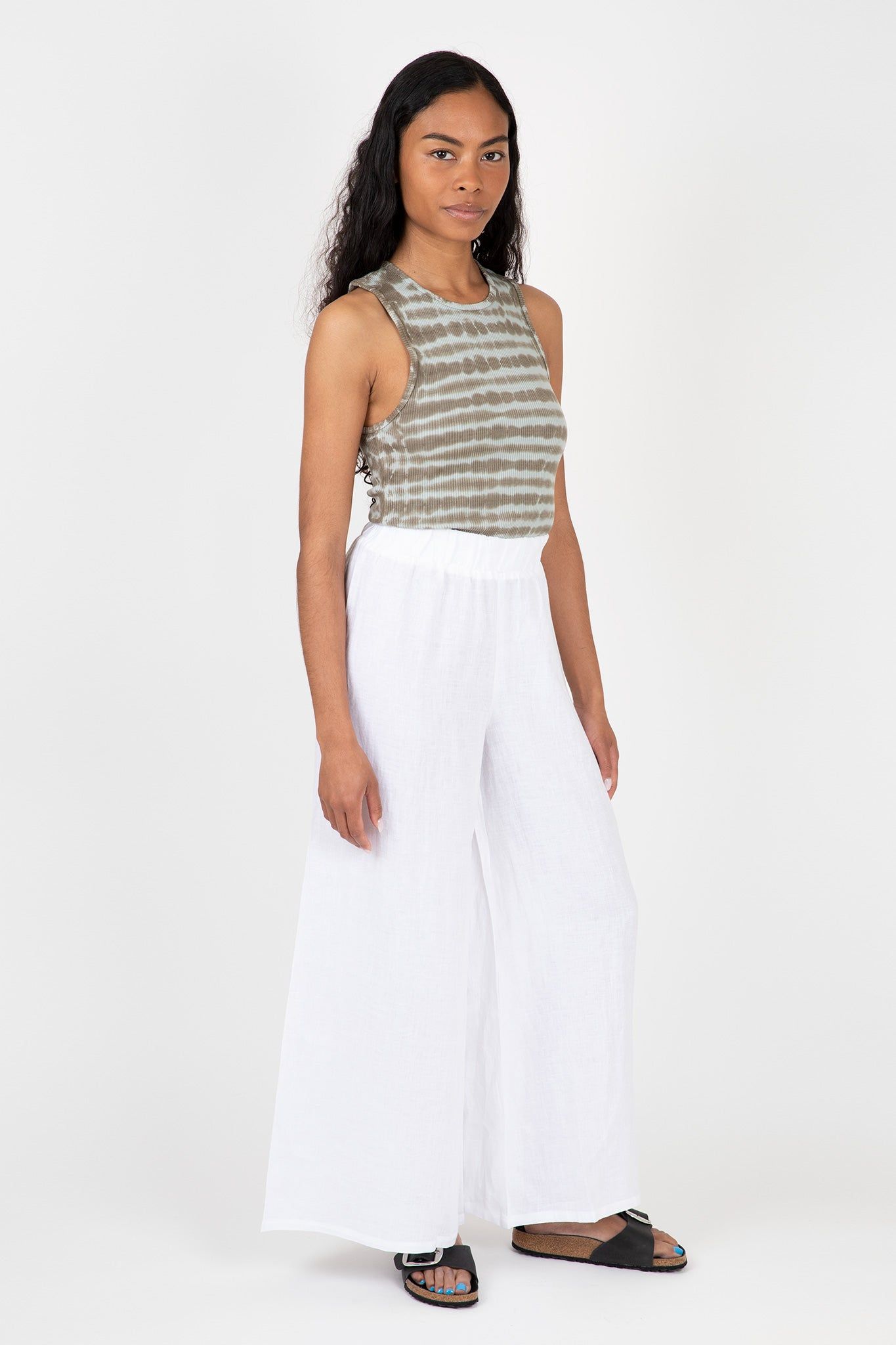 Tallows Linen Wide Leg Pant sold by Hills Dry Goods product image thumbnail 2