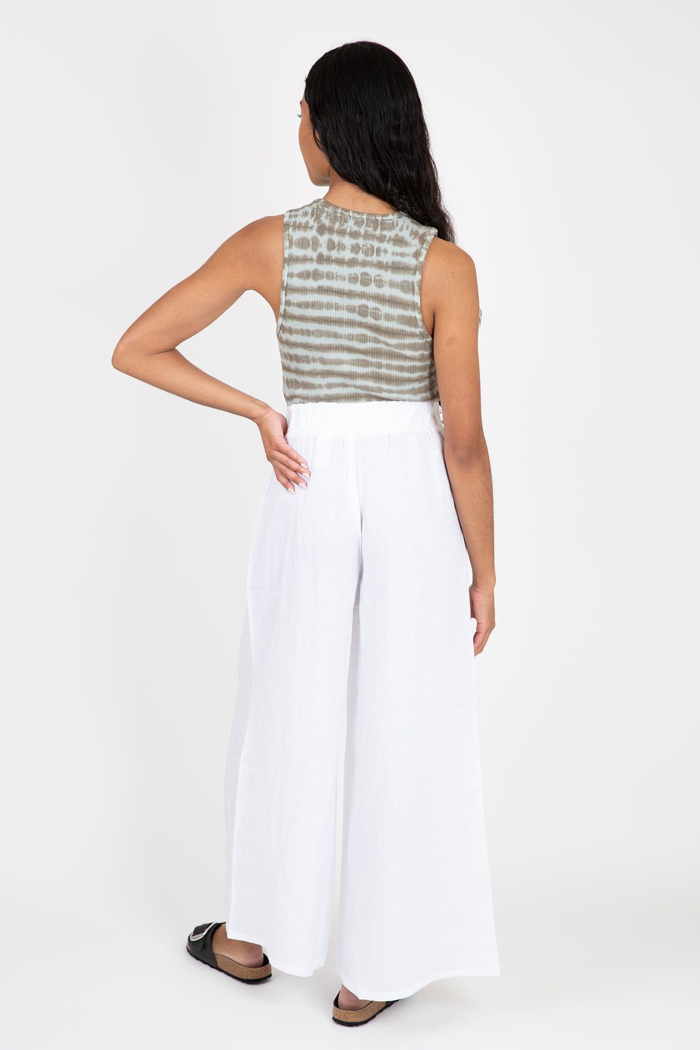 Tallows Linen Wide Leg Pant sold by Hills Dry Goods product image thumbnail 4