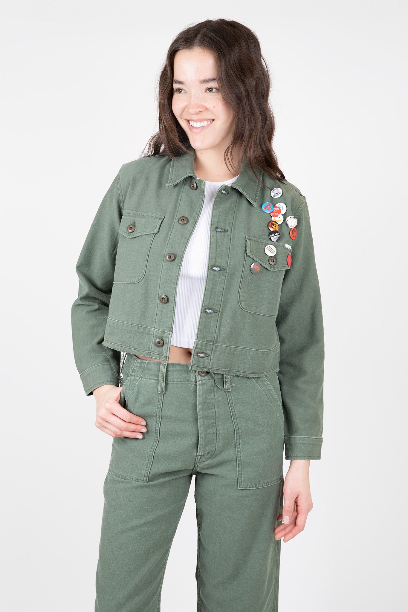 The Cropped Veteran Jacket sold by Hills Dry Goods product image thumbnail 2