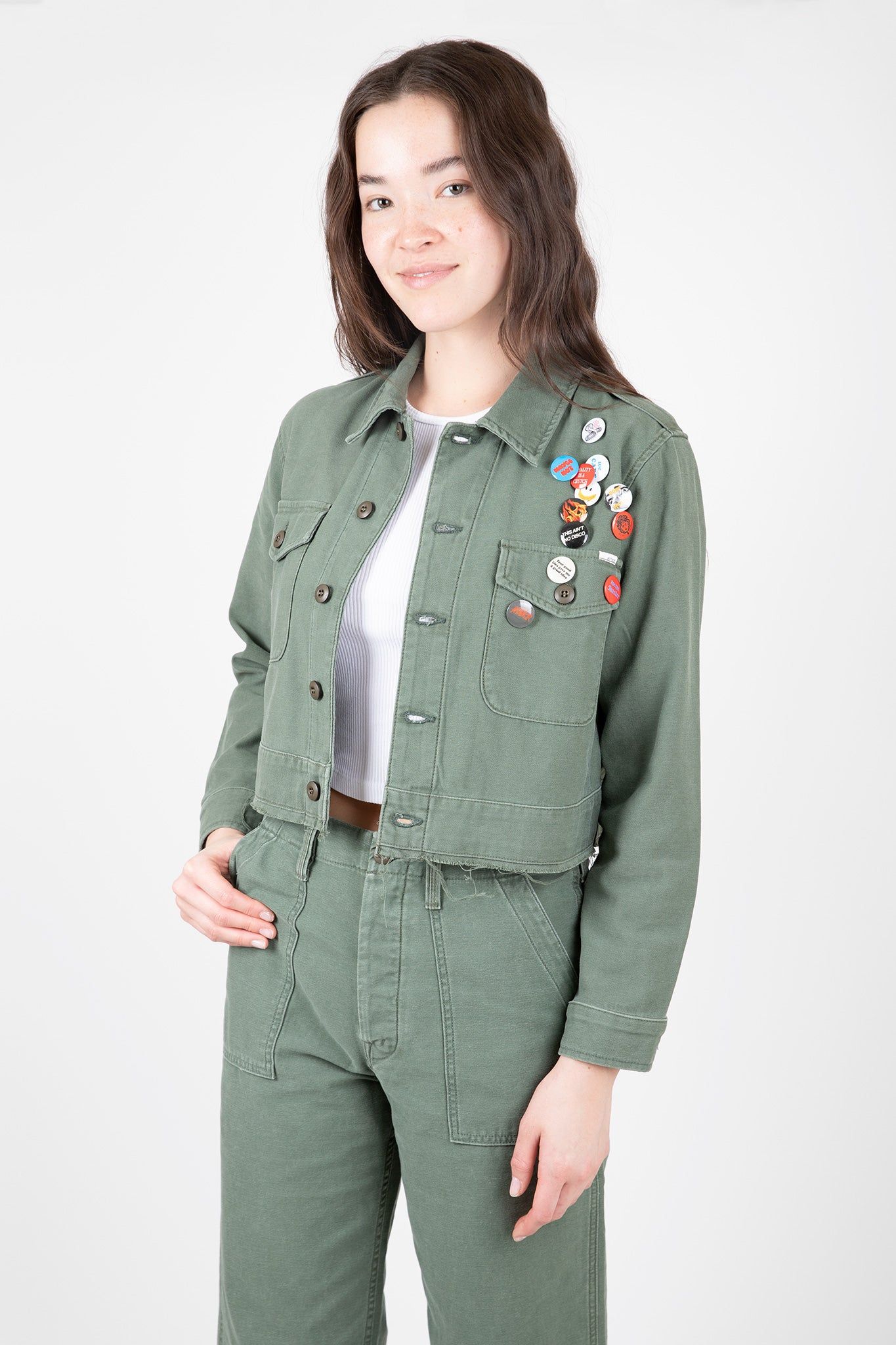 The Cropped Veteran Jacket sold by Hills Dry Goods