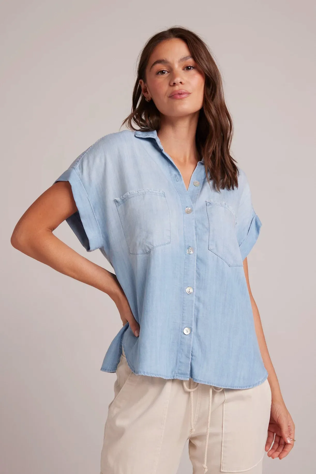 Two Pocket Tencel Camp Shirt sold by Hills Dry Goods