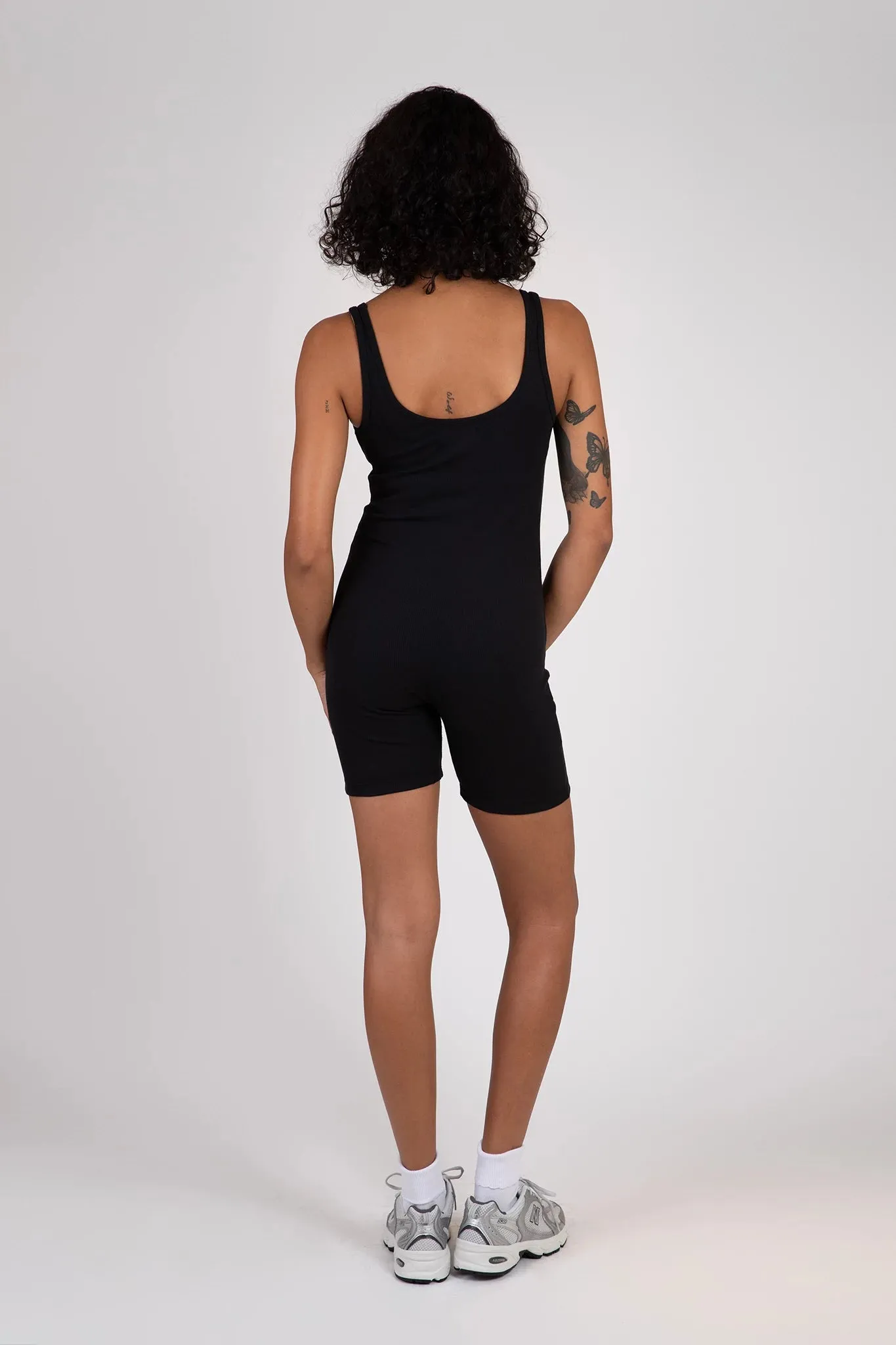 Scoop Neck Ribbed Romper sold by Hills Dry Goods product image thumbnail 3