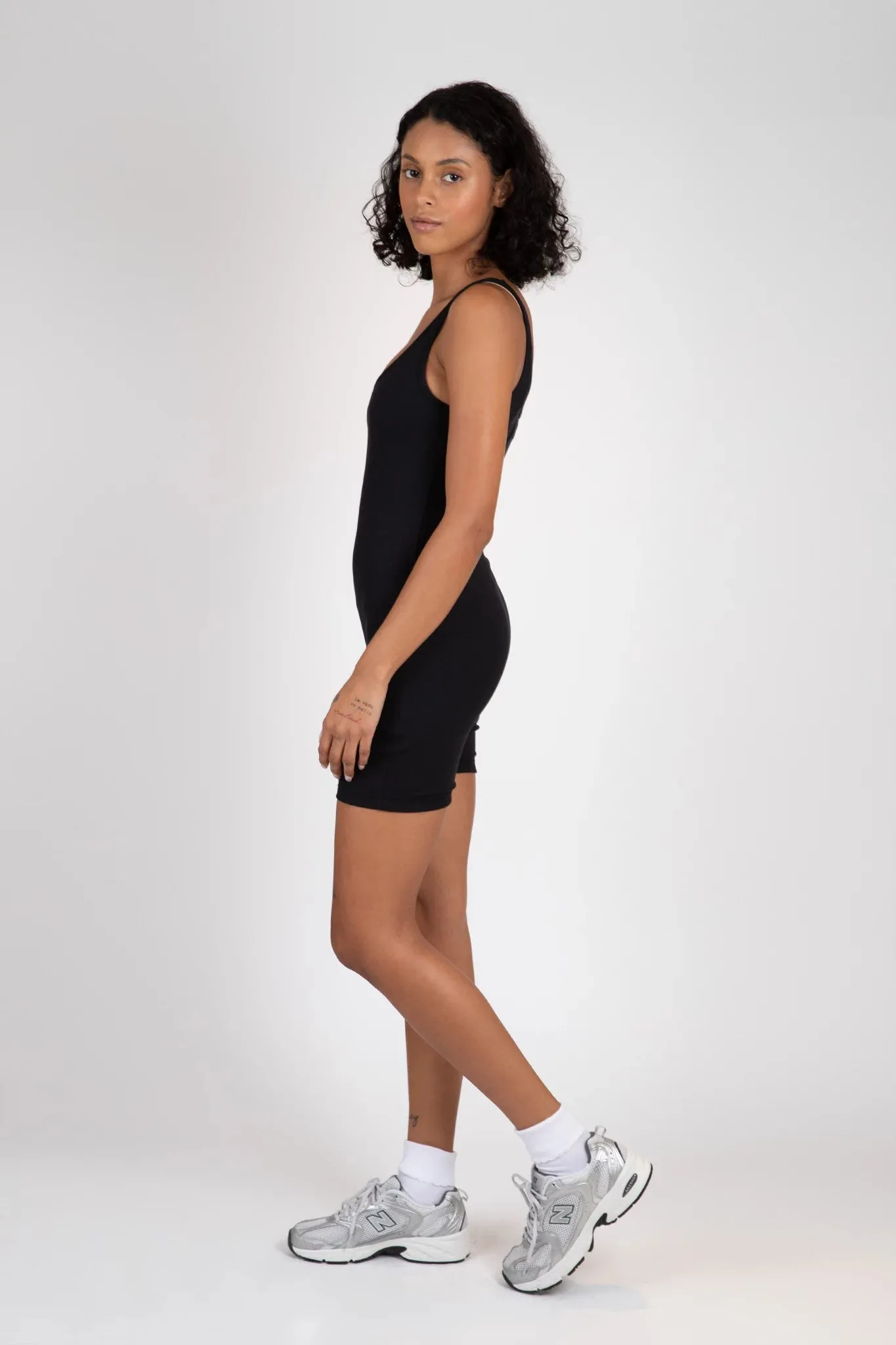 Scoop Neck Ribbed Romper sold by Hills Dry Goods product image thumbnail 2