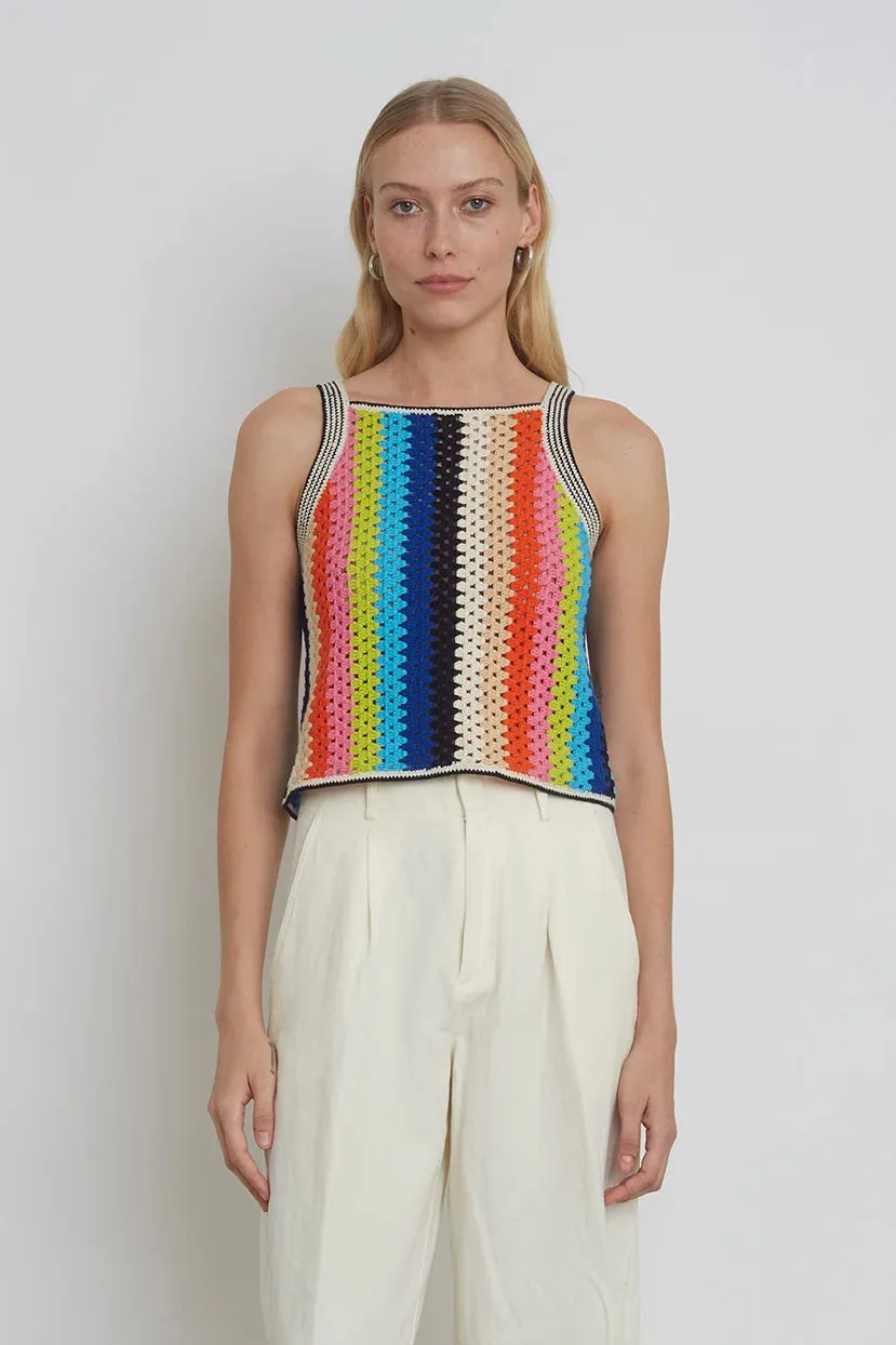 Kerry Crochet Tank sold by Hills Dry Goods