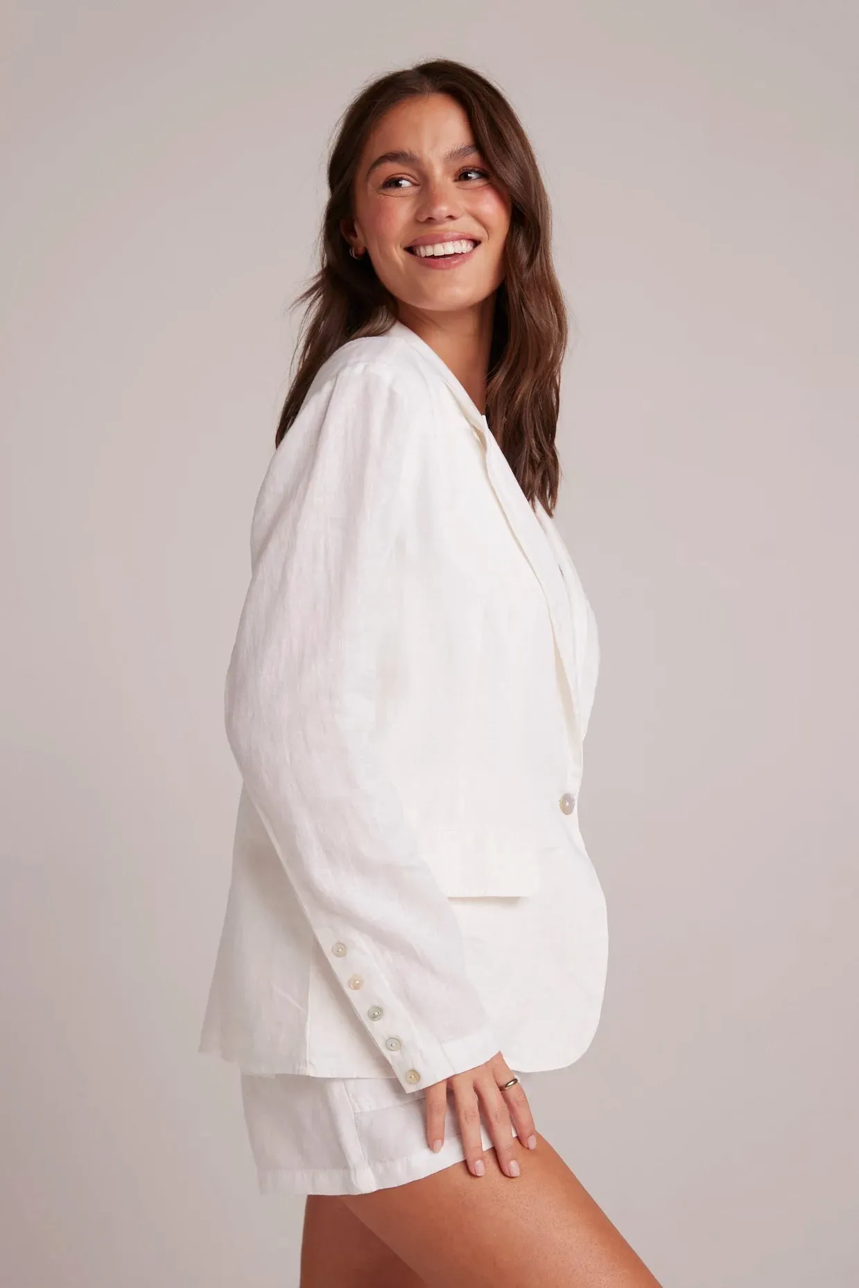 Easy Linen Longline Blazer sold by Hills Dry Goods product image thumbnail 2