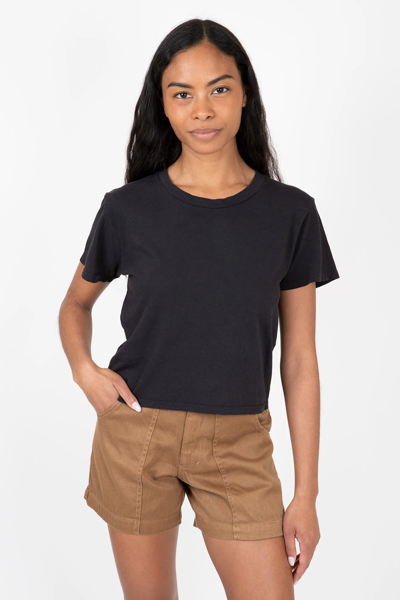 Cropped Ojai Tee sold by Hills Dry Goods