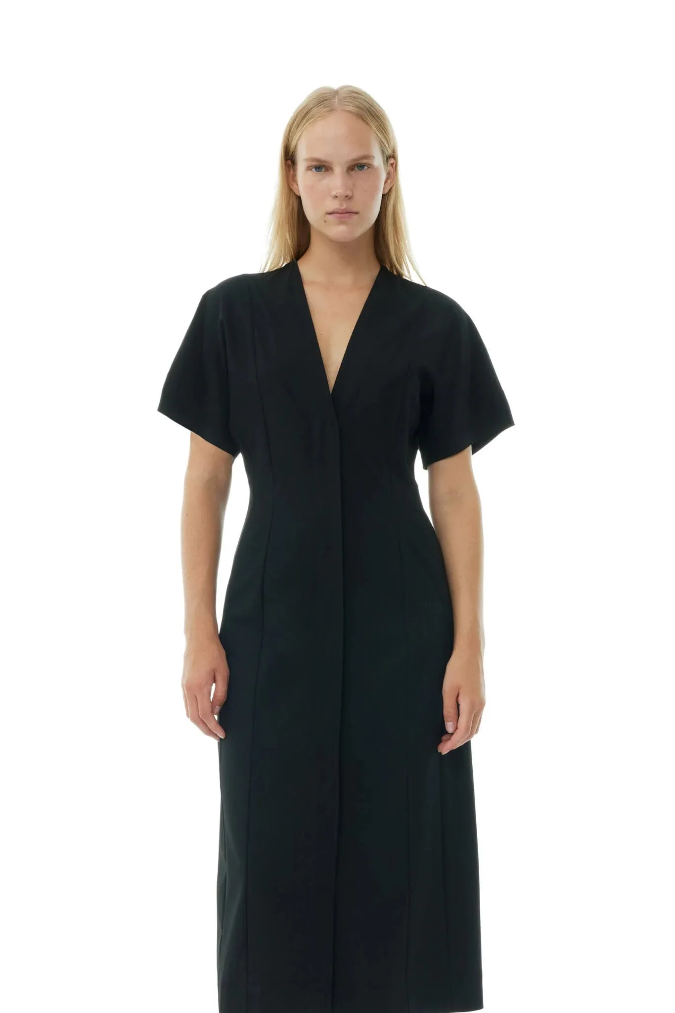 Drapey Melange Midi Dress sold by Hills Dry Goods product image thumbnail 2
