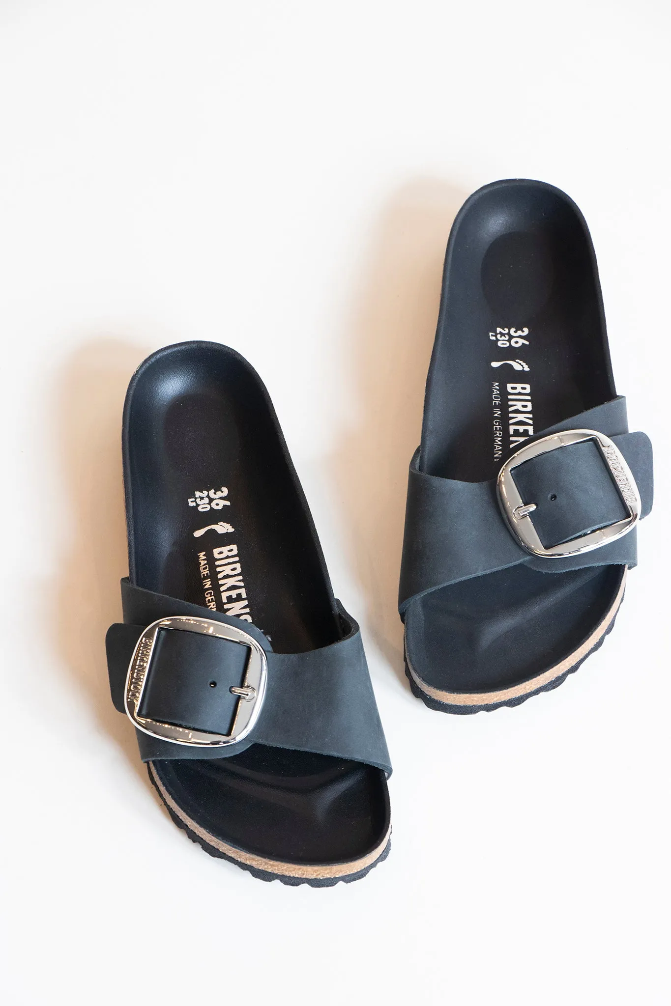 Madrid Big Buckle Sandal sold by Hills Dry Goods