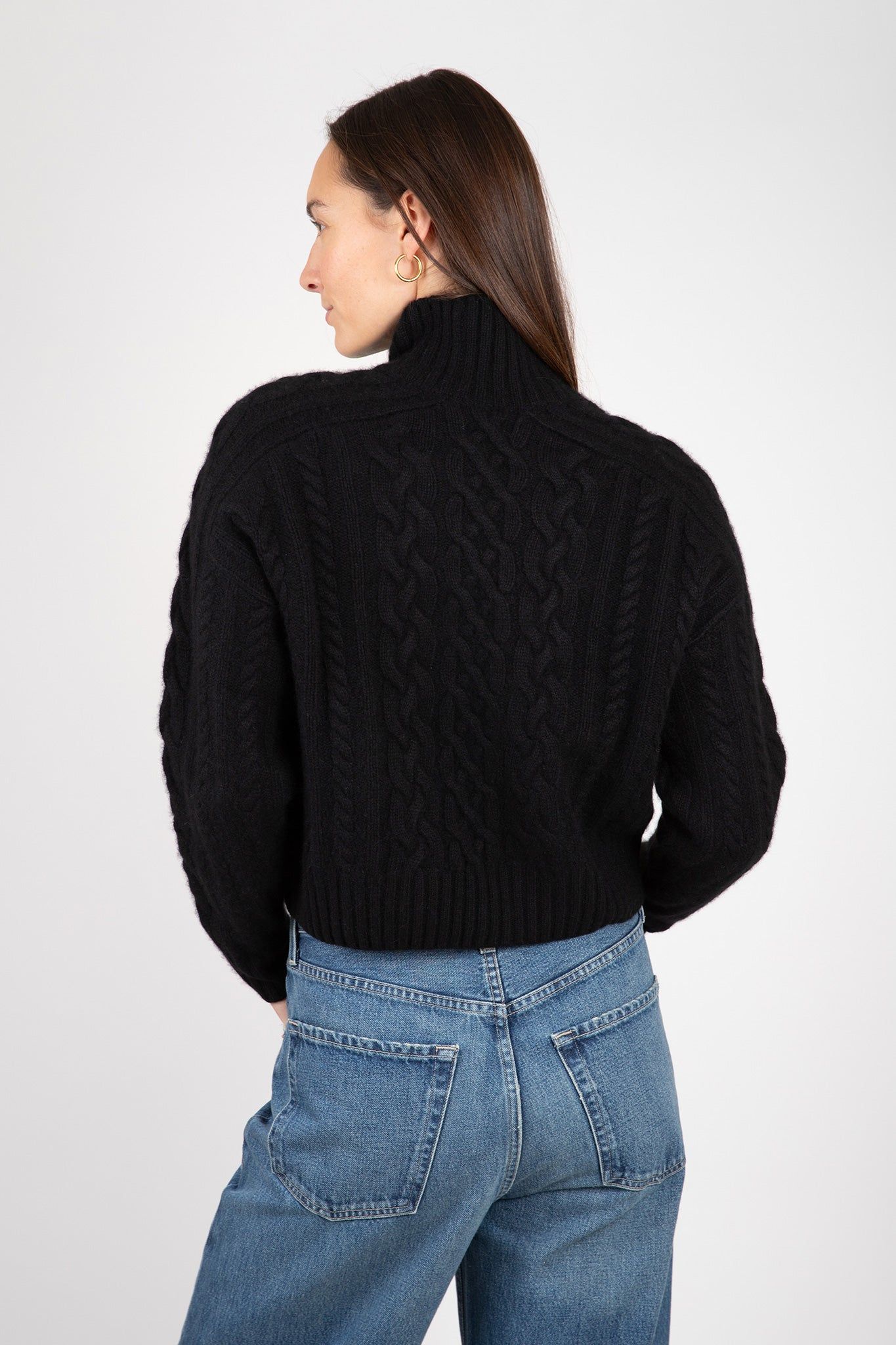 Cropped Cable Mockneck sold by Hills Dry Goods product image thumbnail 5