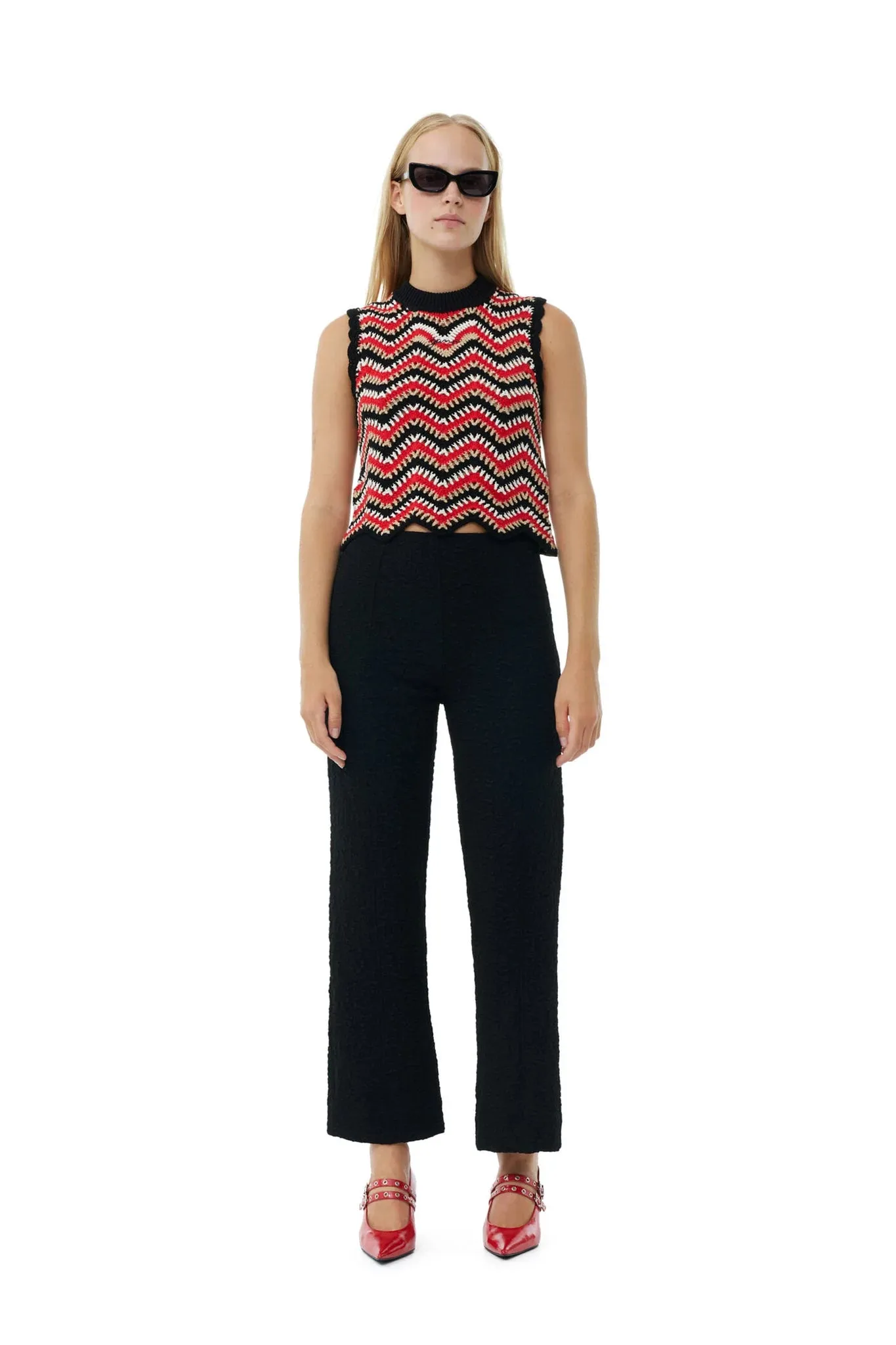 Cotton Crochet Vest sold by Hills Dry Goods product image thumbnail 2
