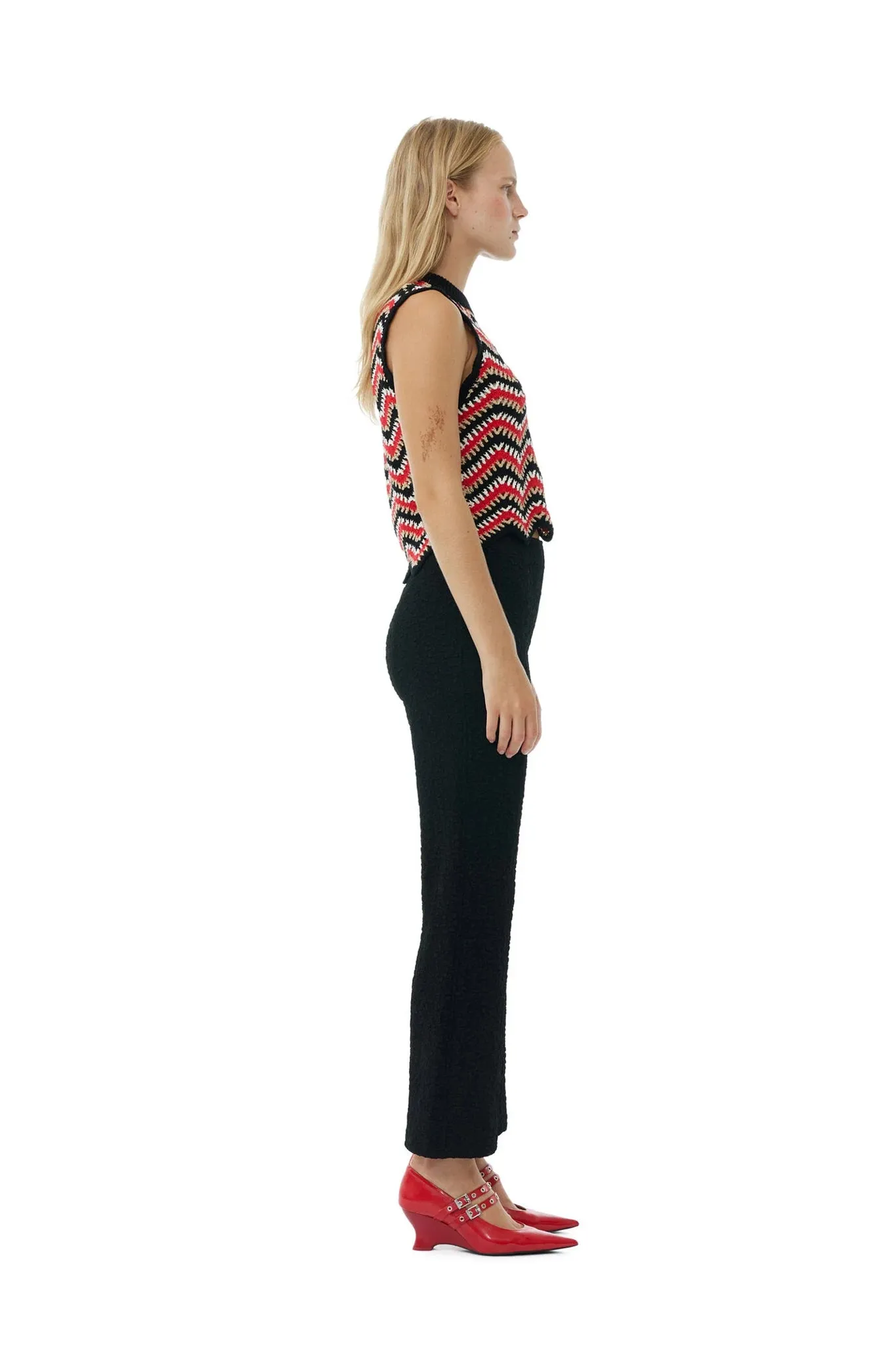 Cotton Crochet Vest sold by Hills Dry Goods product image thumbnail 3