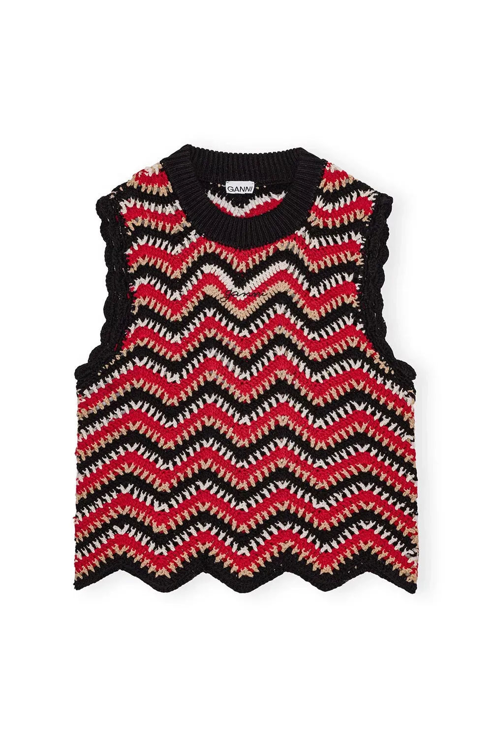 Cotton Crochet Vest sold by Hills Dry Goods product image thumbnail 5