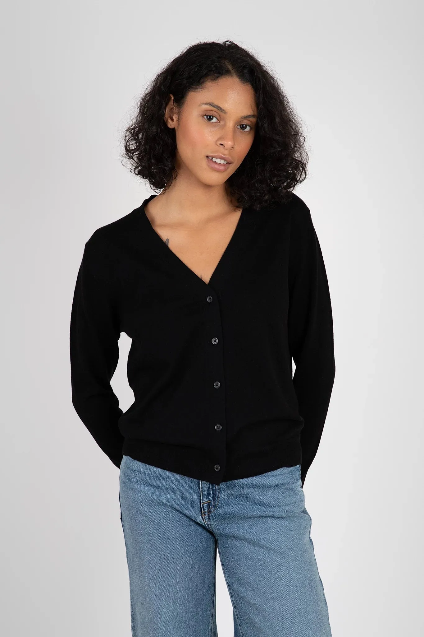 Laguna Merino Cardigan sold by Hills Dry Goods