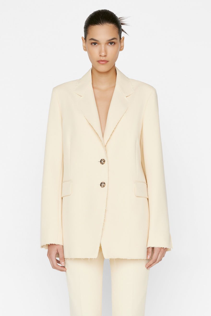 Oversized Raw Edge Blazer sold by Hills Dry Goods