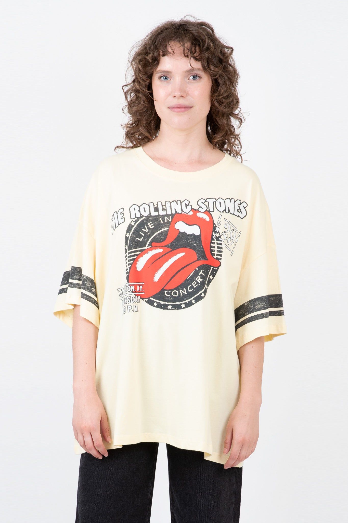Rolling Stones Concert Stamp OS Tee sold by Hills Dry Goods