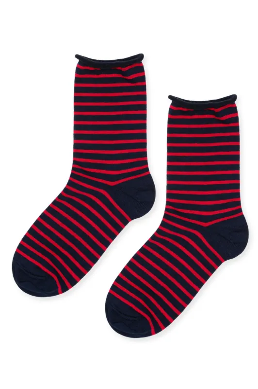 Nautical Stripe Crew sold by Hills Dry Goods