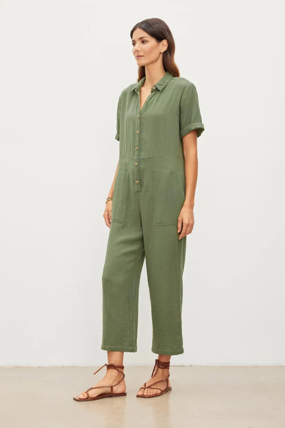 Elia Cotton Gauze Jumpsuit sold by Hills Dry Goods product image thumbnail 3
