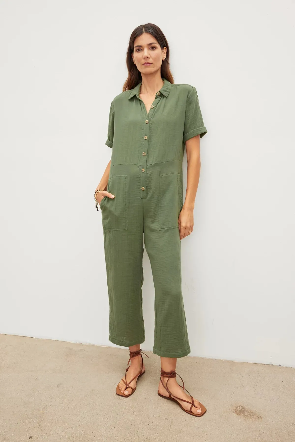 Elia Cotton Gauze Jumpsuit sold by Hills Dry Goods product image thumbnail 4