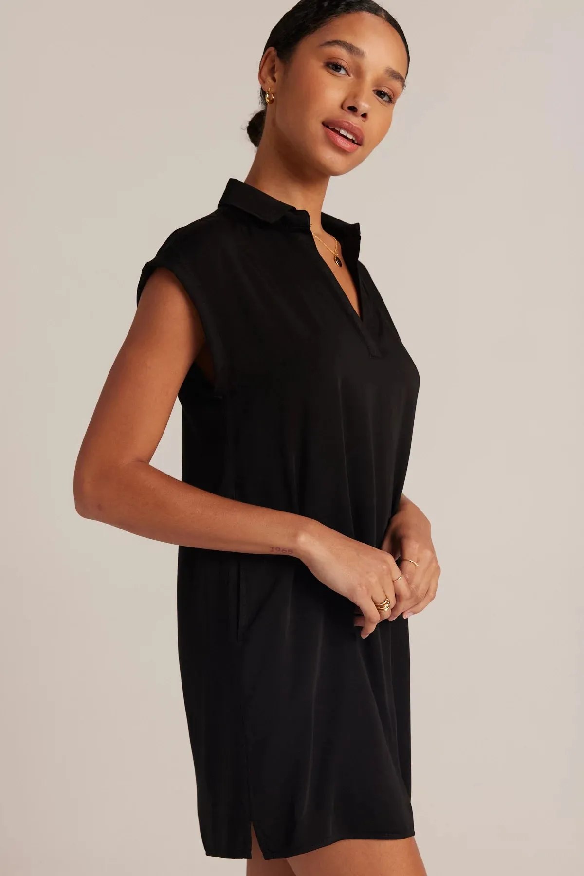 Cap Sleeve V-Neck Dress sold by Hills Dry Goods product image thumbnail 2