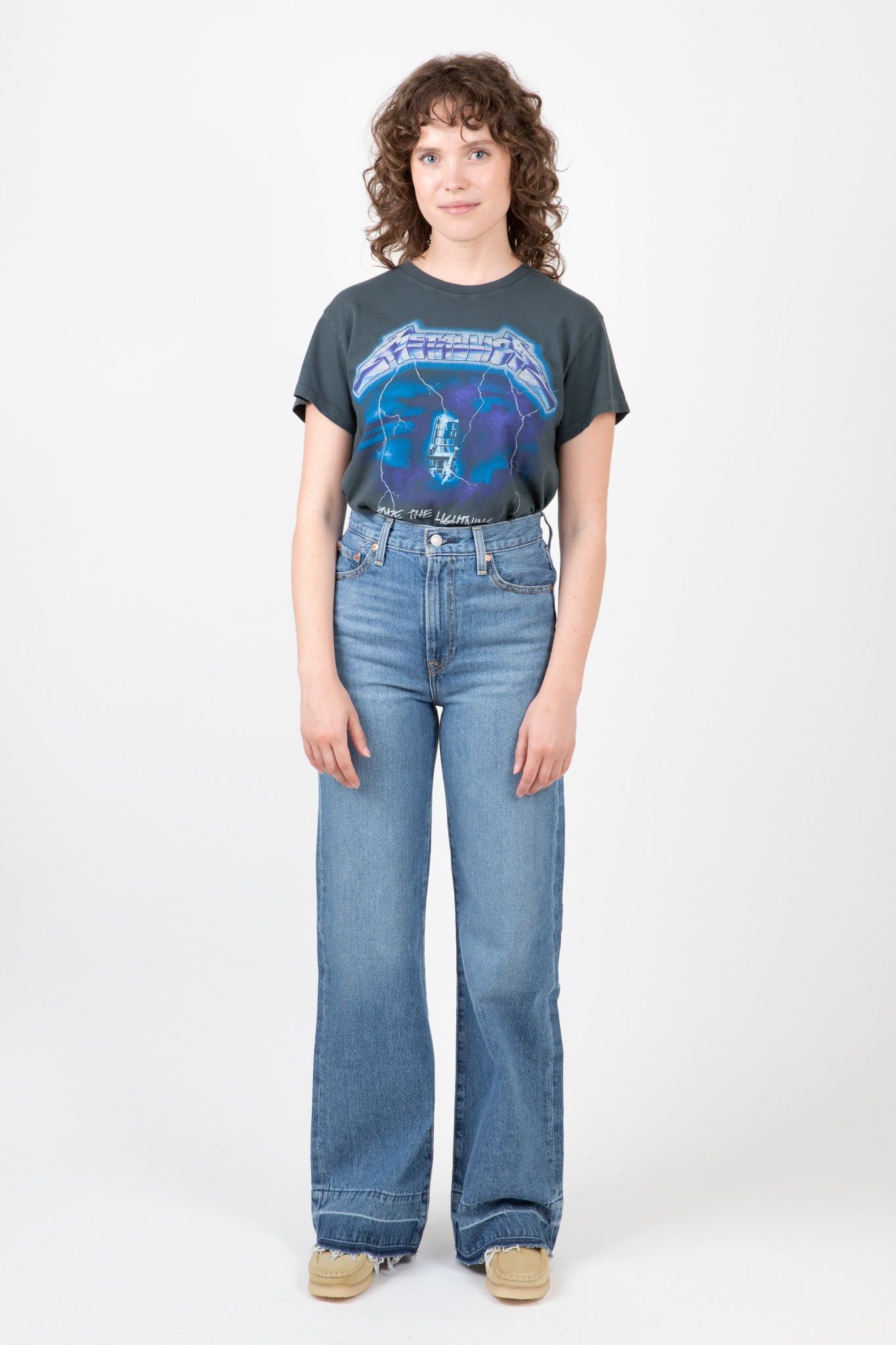 Ribcage Wide Leg Jeans sold by Hills Dry Goods