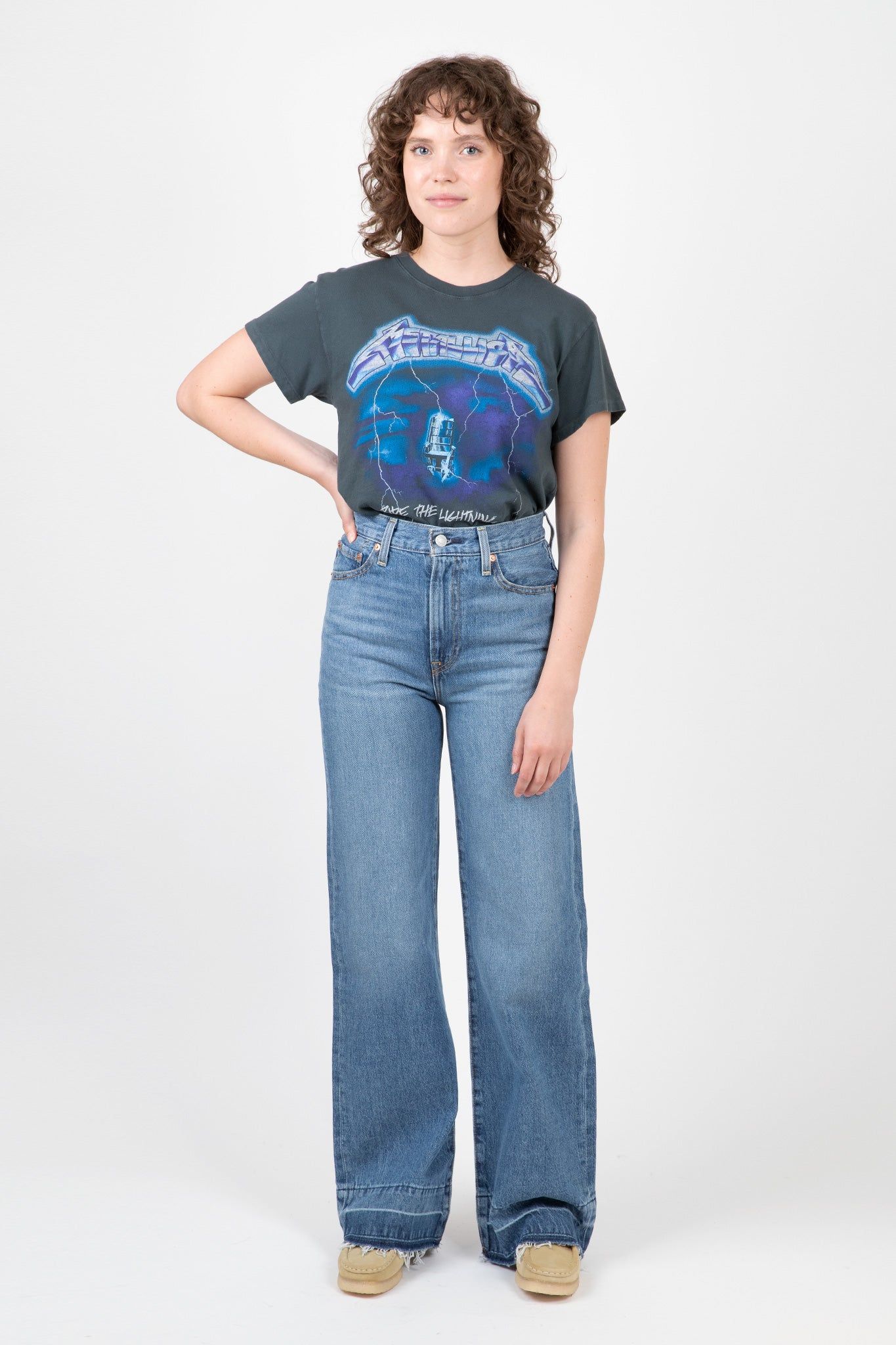 Ribcage Wide Leg Jeans sold by Hills Dry Goods product image thumbnail 2