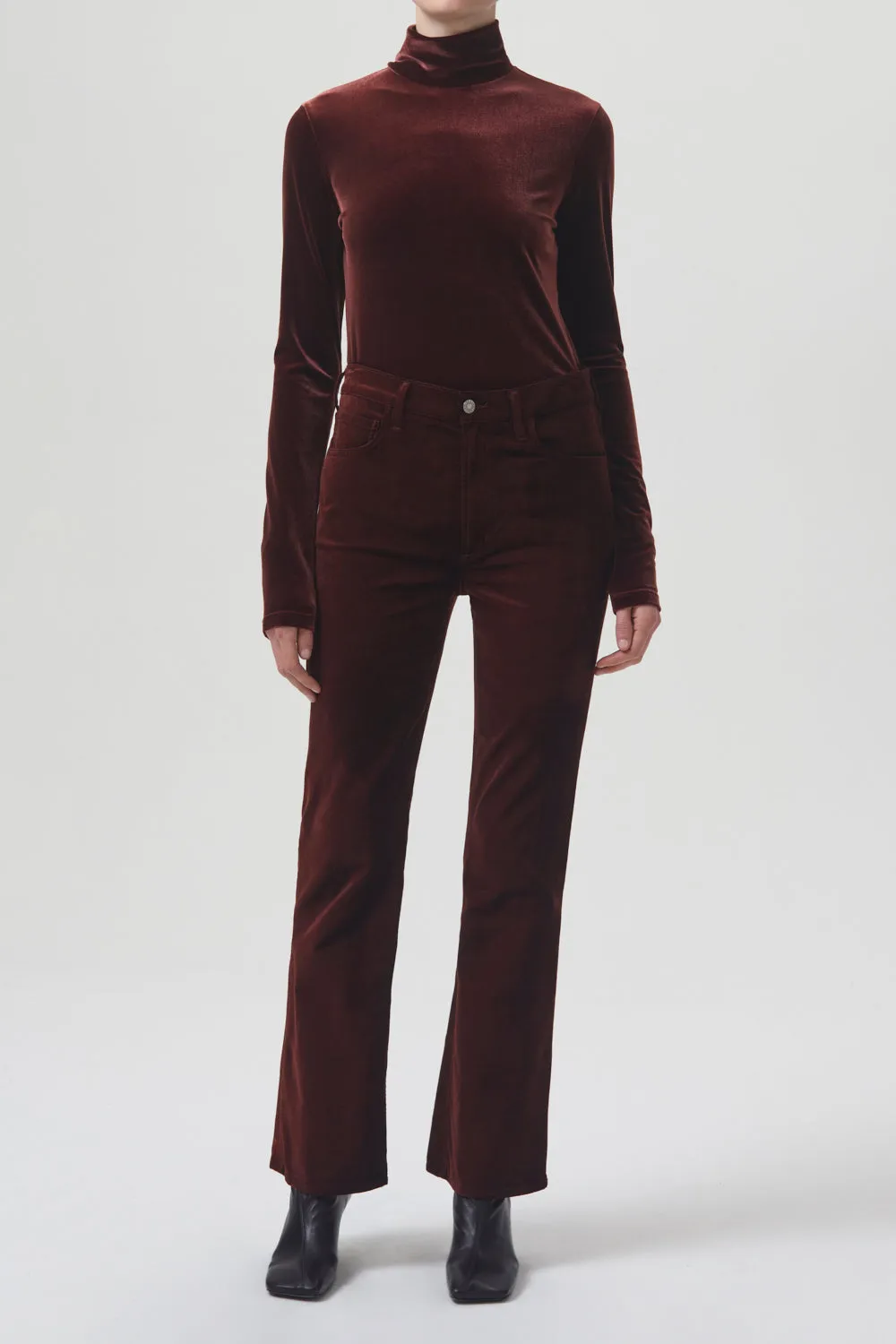 Pascale Velvet Turtleneck sold by Hills Dry Goods product image thumbnail 2