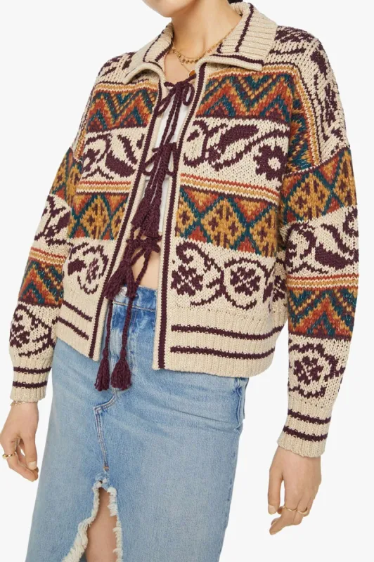 The Family Ties Cardigan made by MOTHER