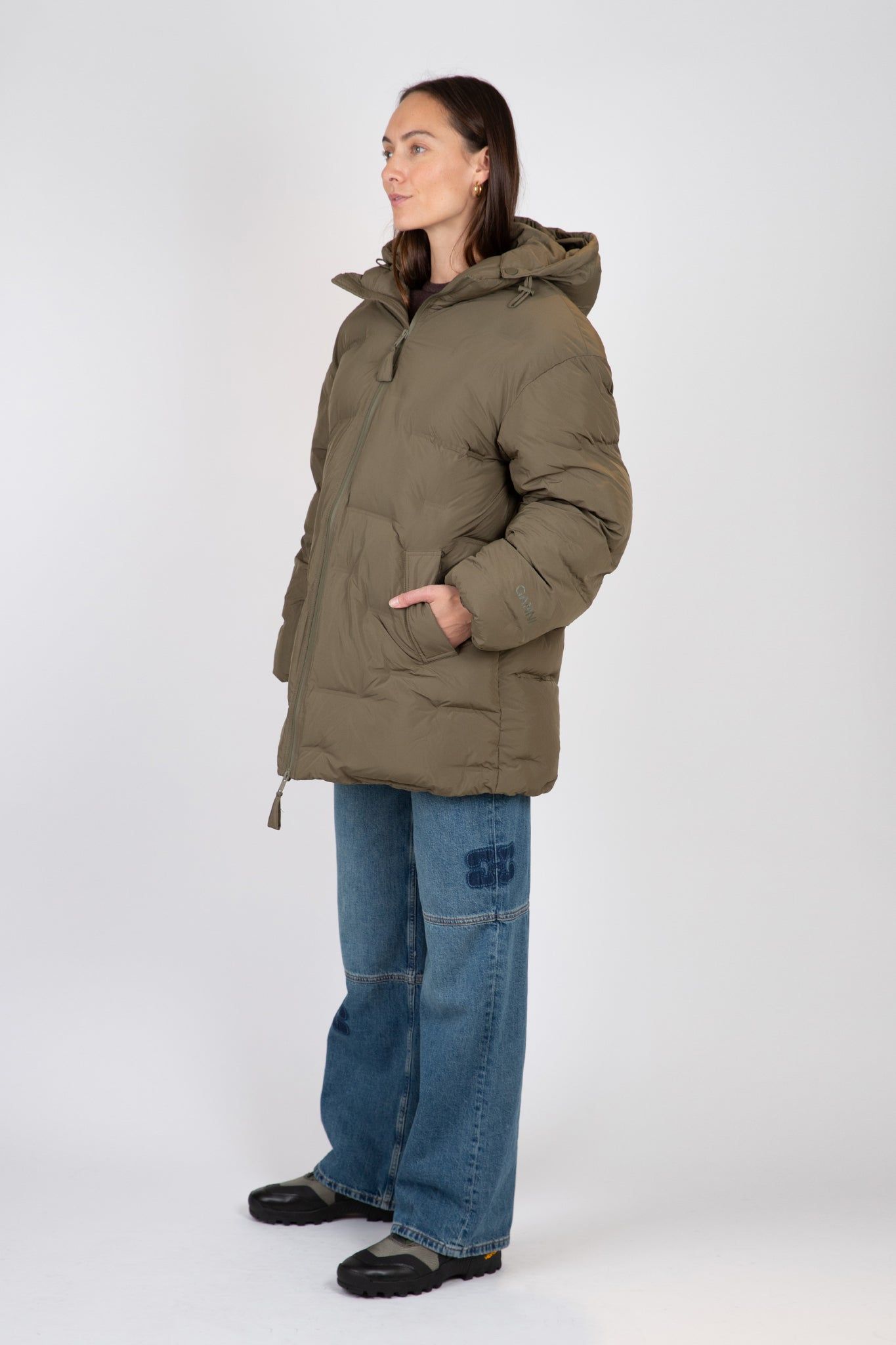 Soft Puffer Oversized Midi Jacket sold by Hills Dry Goods product image thumbnail 2