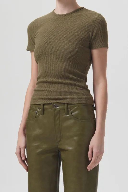 Harri Shrunken Tee sold by Hills Dry Goods