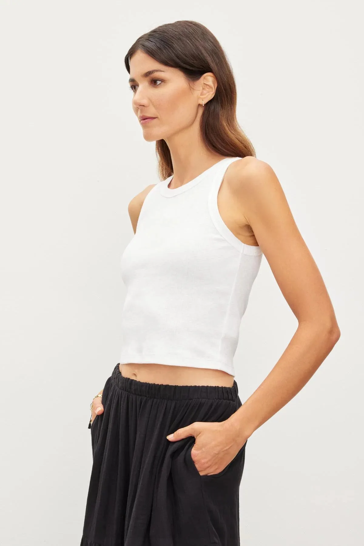 Harla Tank Crop Top sold by Hills Dry Goods product image thumbnail 2
