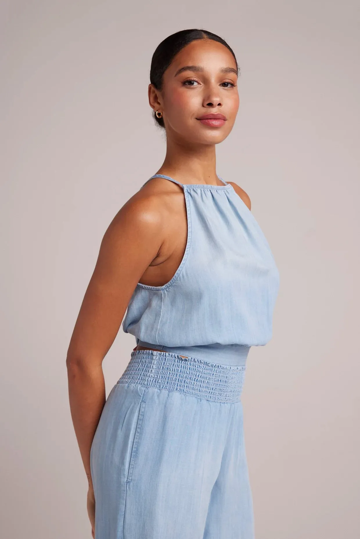 Side Tie Button Halter sold by Hills Dry Goods product image thumbnail 3