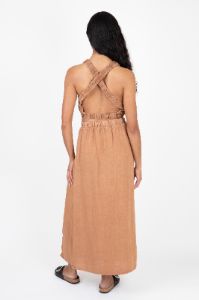 High Waist Linen Maxi Skirt sold by Hills Dry Goods