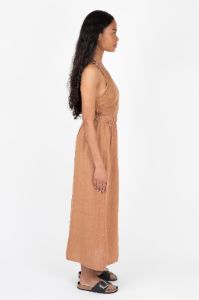 High Waist Linen Maxi Skirt sold by Hills Dry Goods