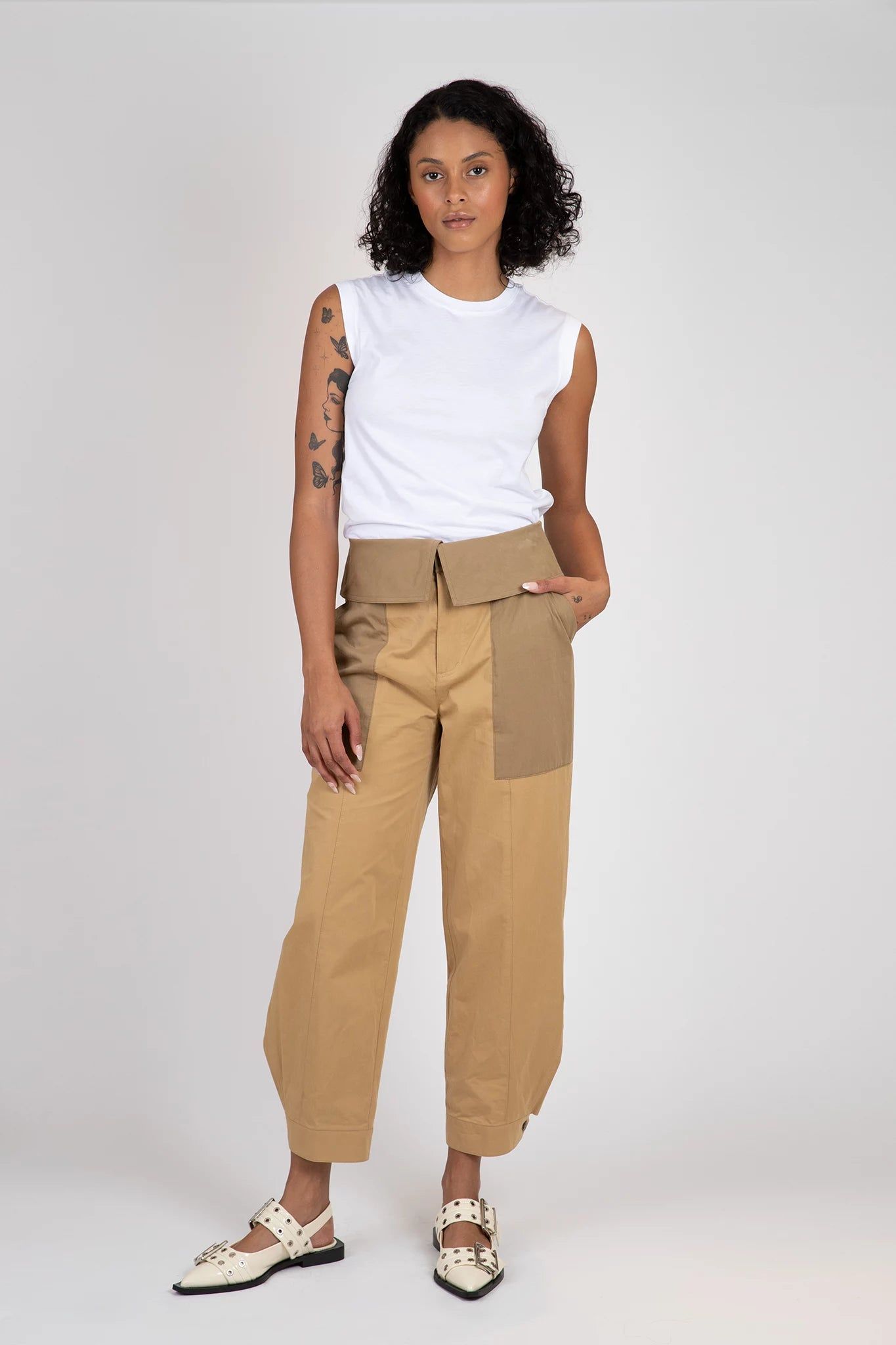 Foldover Trouser sold by Hills Dry Goods