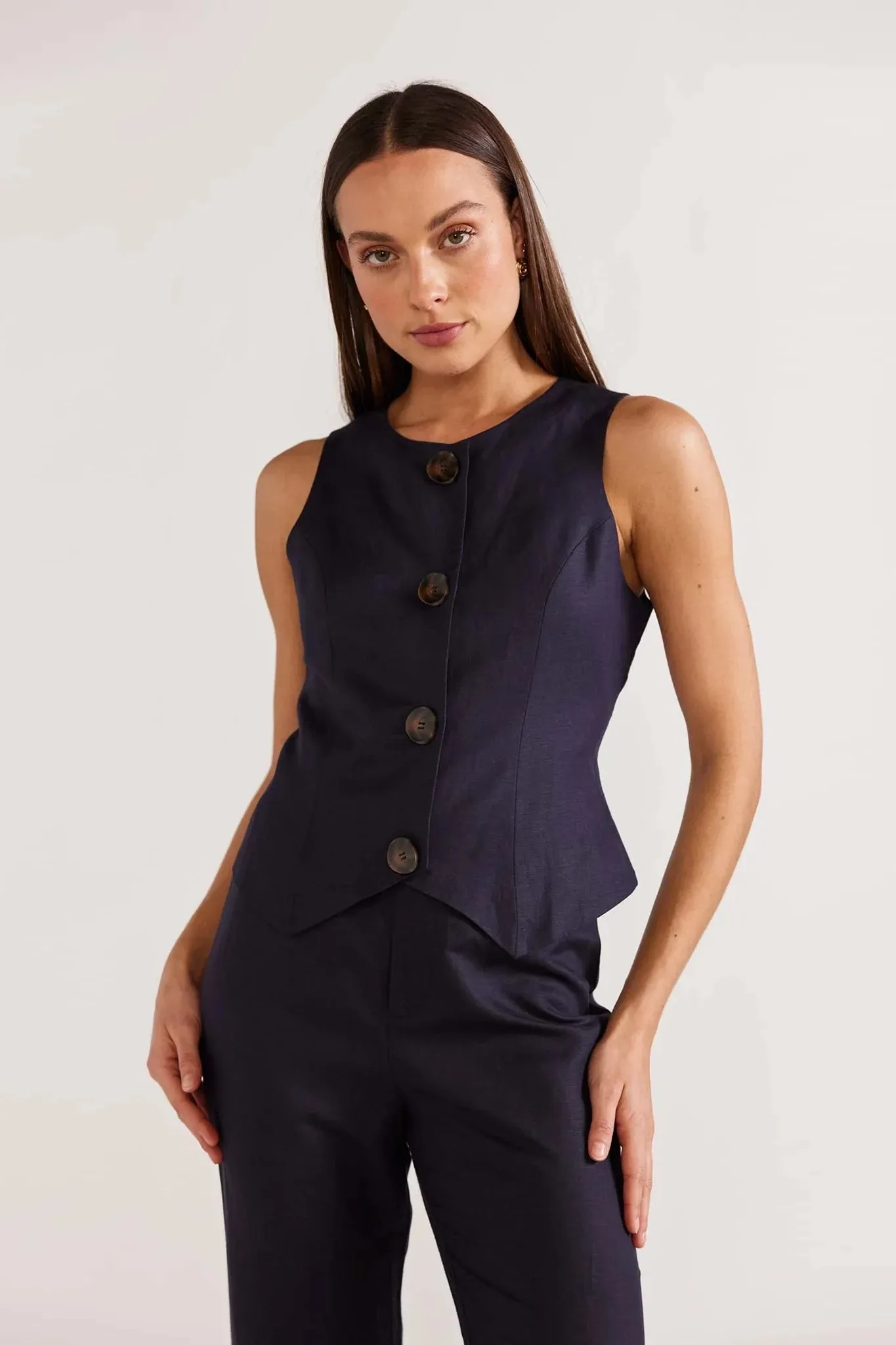 Jori Vest sold by Hills Dry Goods