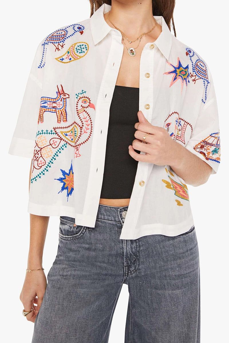 The Roomie Crop sold by Hills Dry Goods