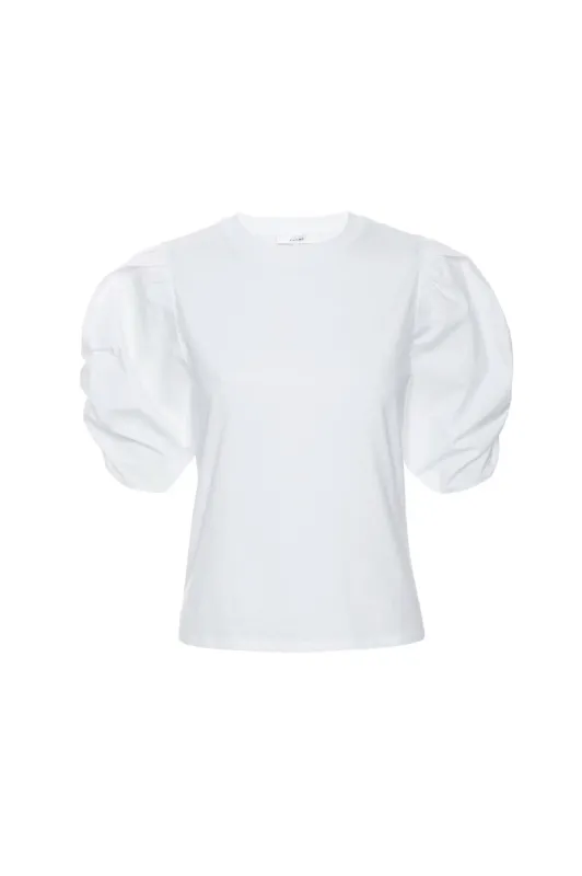 Pleated Puff Sleeve Tee sold by Hills Dry Goods