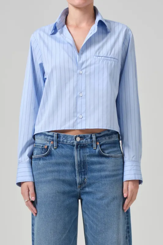 Fino Cropped Shirt sold by Hills Dry Goods