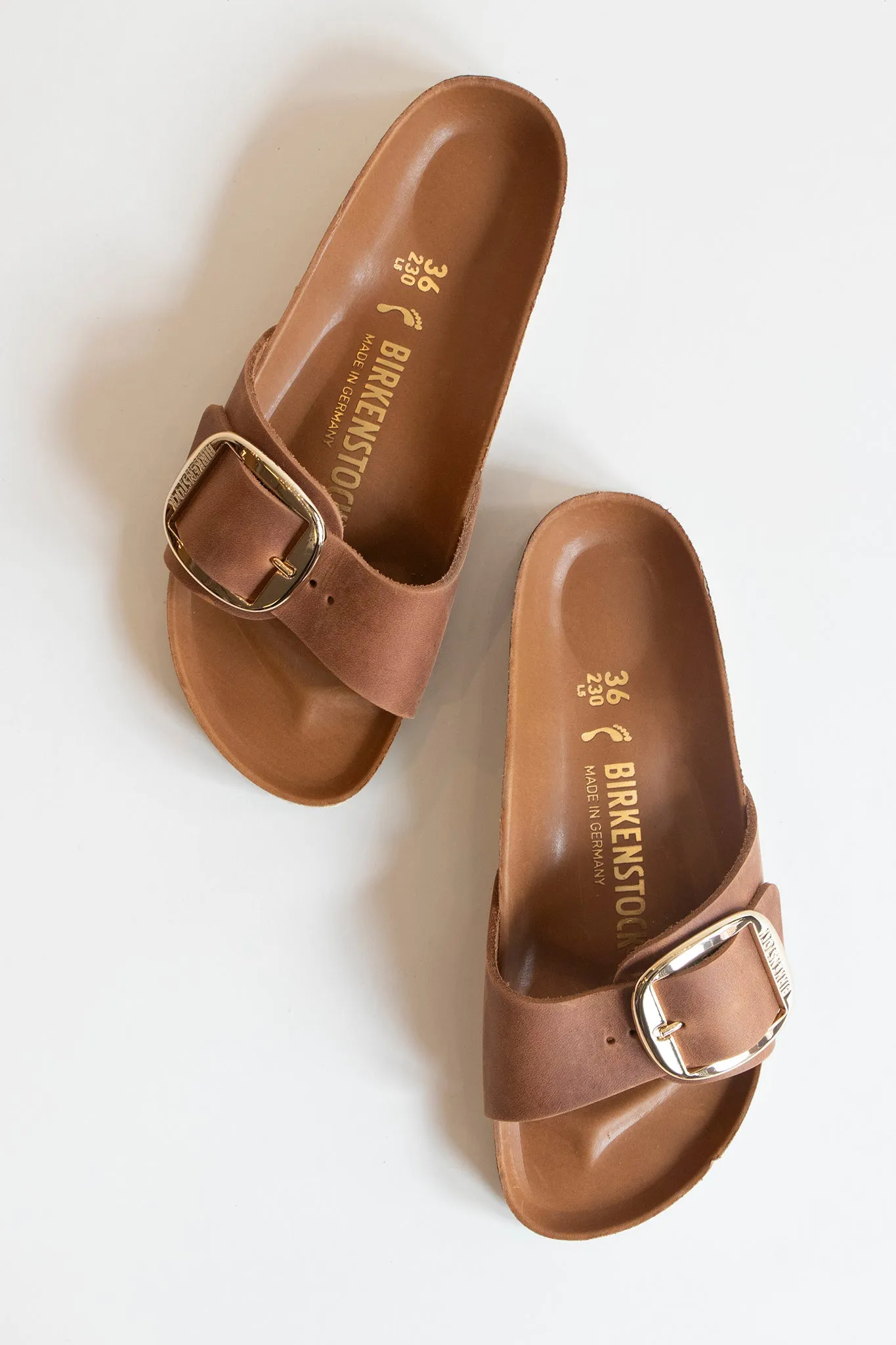 Madrid Big Buckle Sandal sold by Hills Dry Goods
