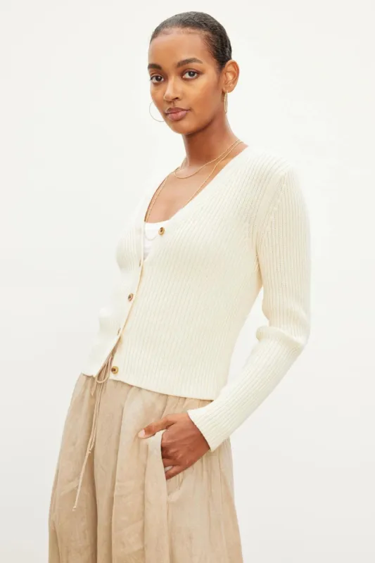 Hydie Button Front Cardigan sold by Hills Dry Goods