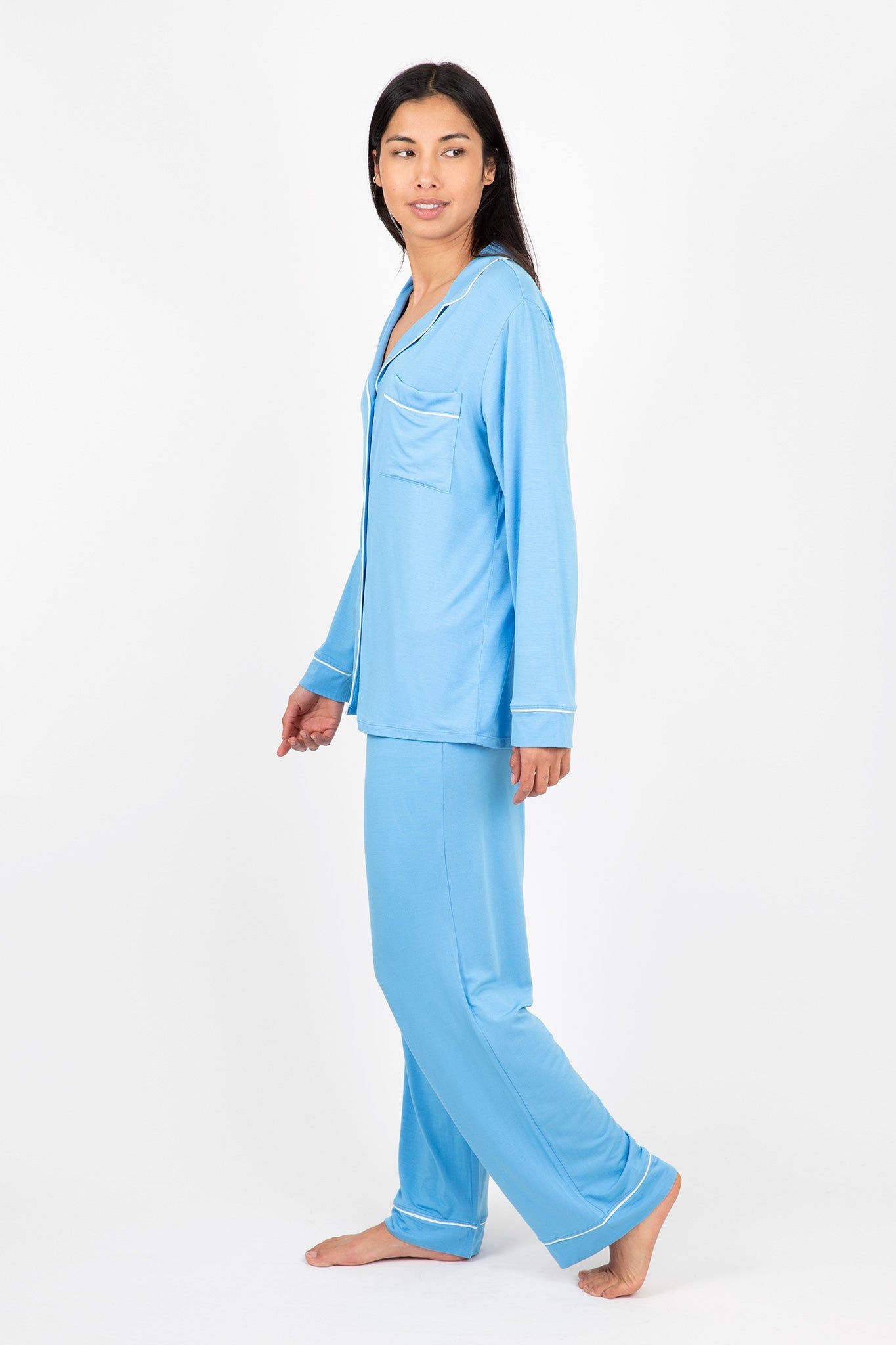 Gisele TENCEL™ Modal Long PJ Set sold by Hills Dry Goods product image thumbnail 3