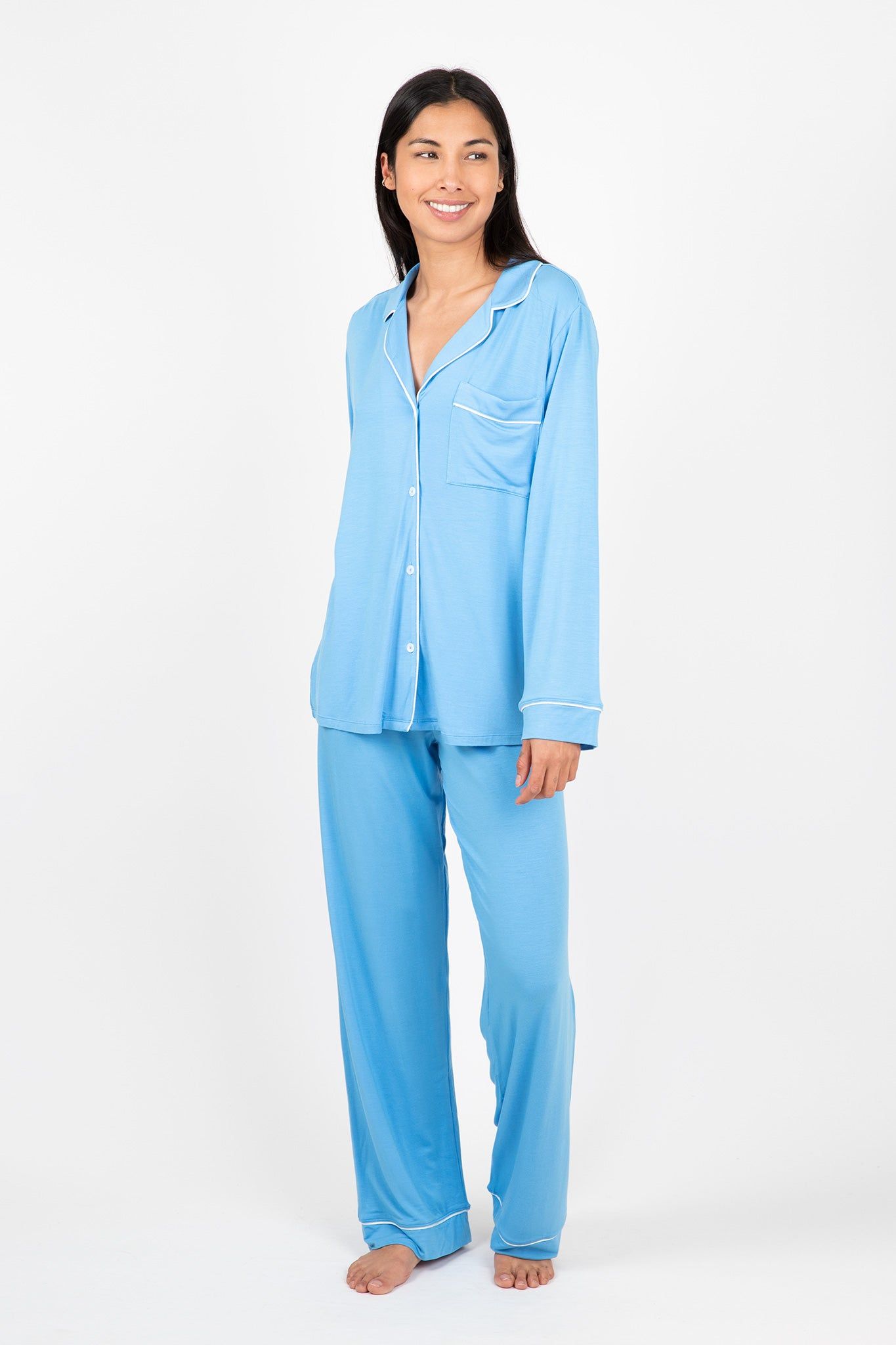 Gisele TENCEL™ Modal Long PJ Set sold by Hills Dry Goods product image thumbnail 2