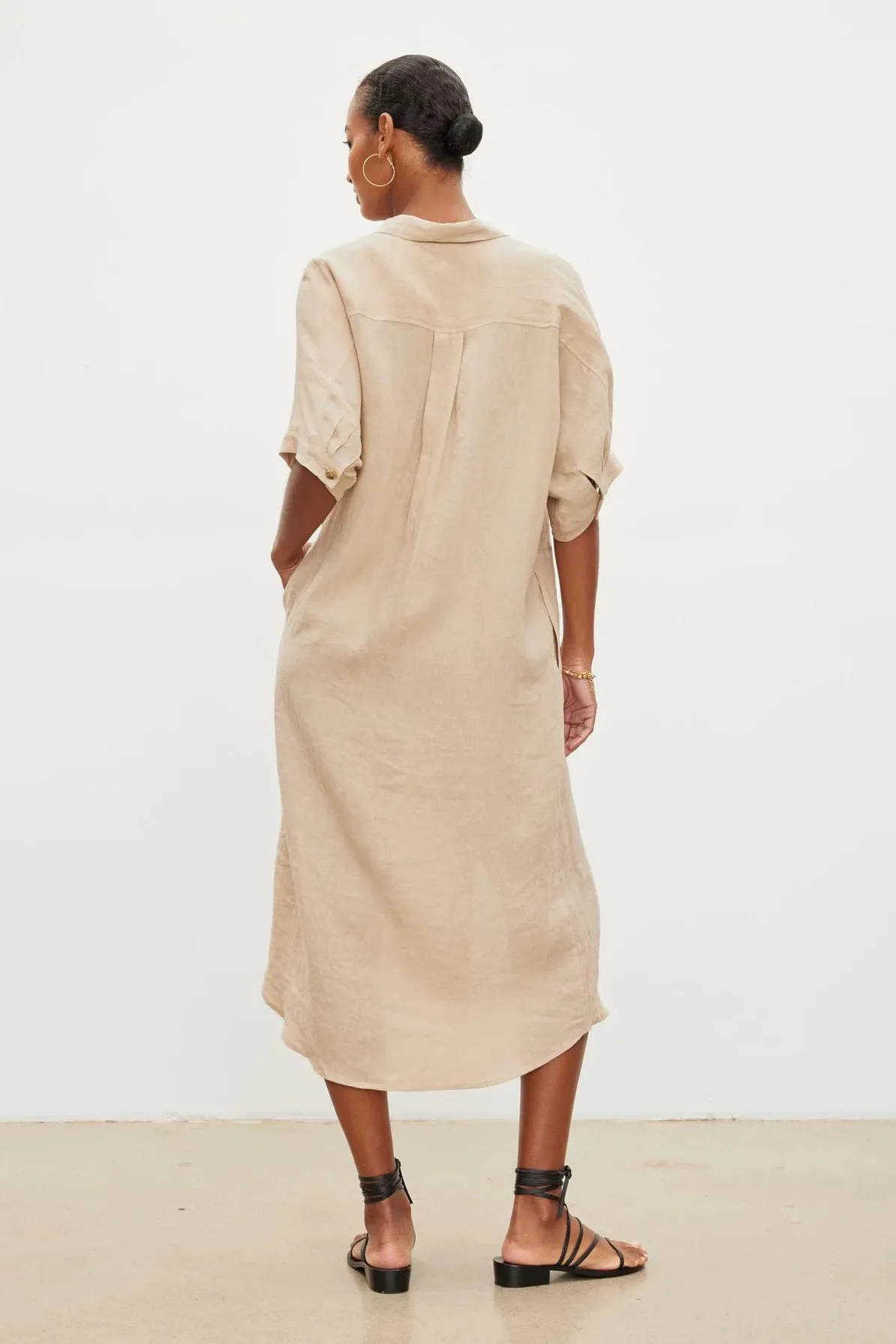 Sandra Linen Button-Up Dress sold by Hills Dry Goods product image thumbnail 5