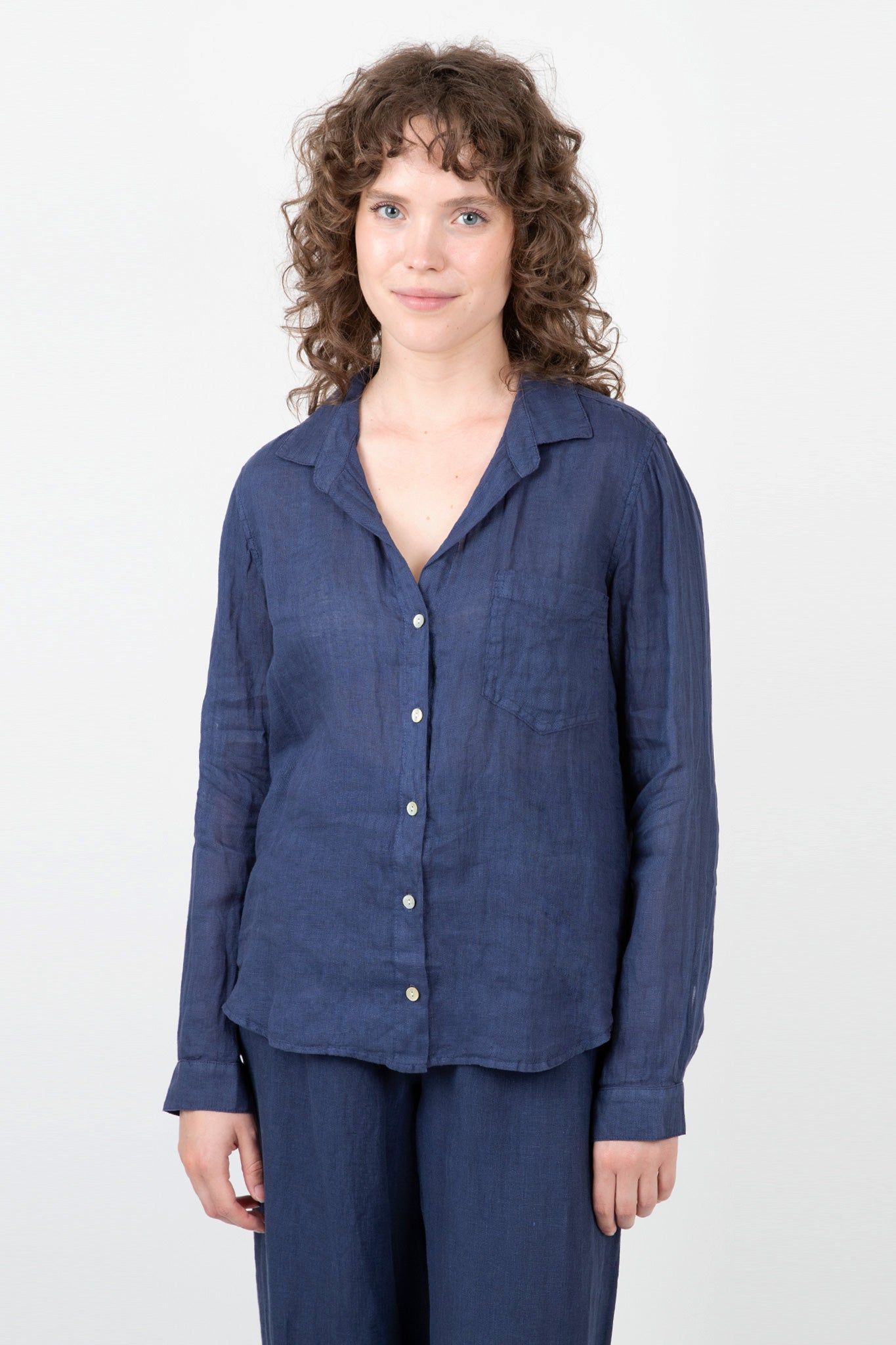 Linen Pocket Button Down sold by Hills Dry Goods