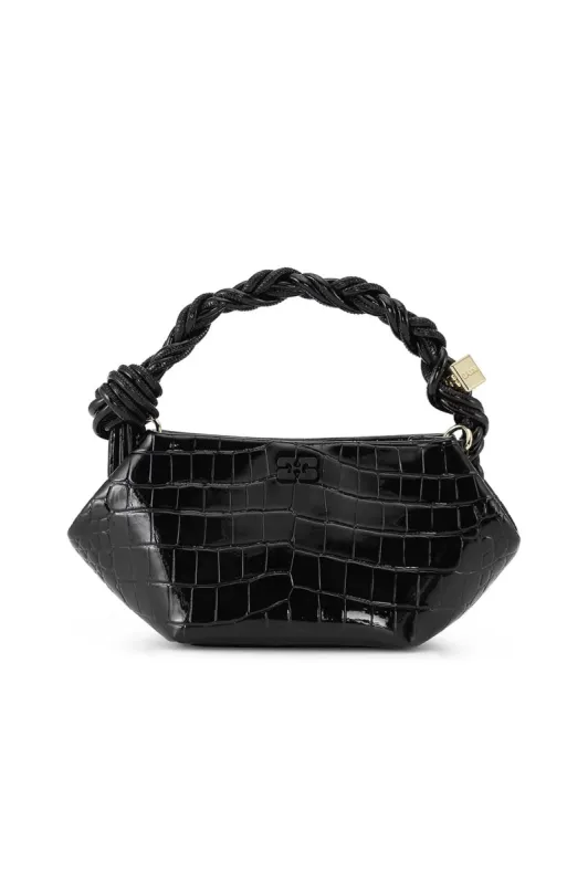 Croco Patent Mini Bou Bag sold by Hills Dry Goods