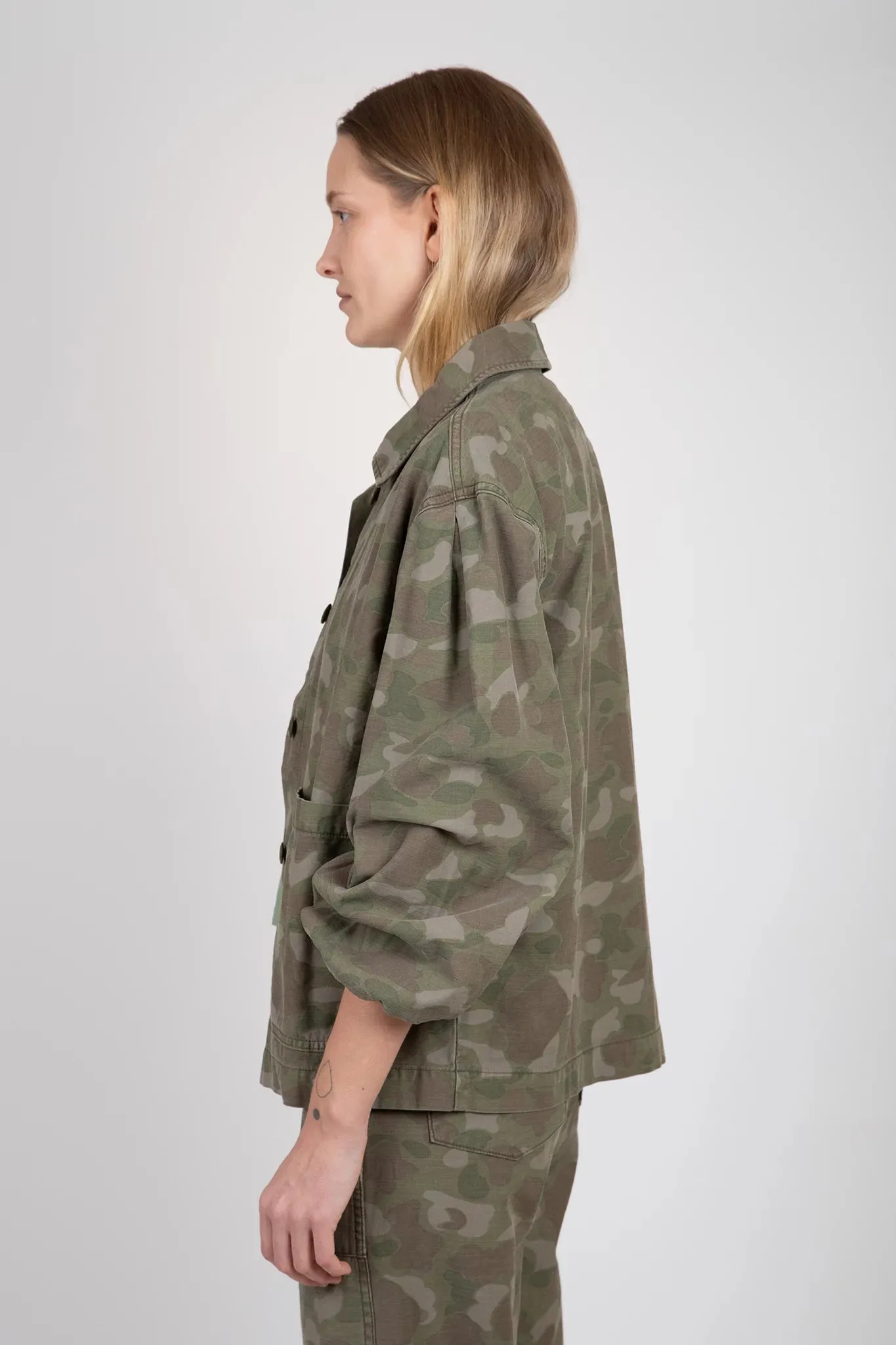 The Blouson Sleeve Chore Jacket sold by Hills Dry Goods product image thumbnail 4