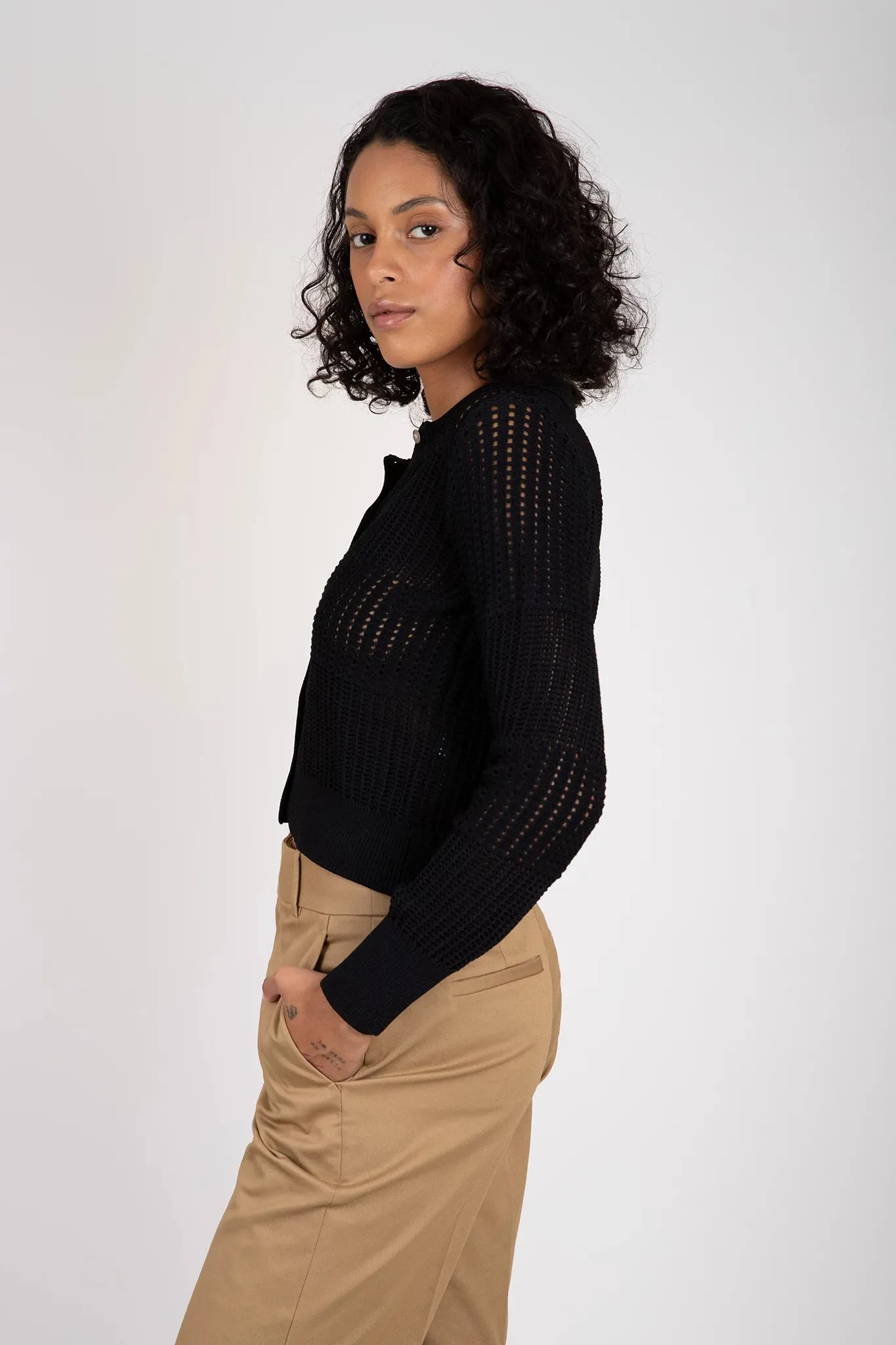 Shrunken Crochet Cardi sold by Hills Dry Goods product image thumbnail 3